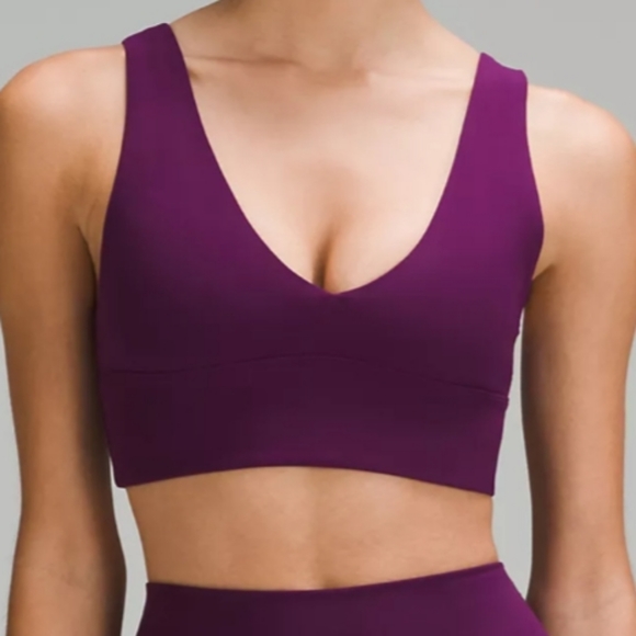 lululemon athletica Other - BRAND NEW Align™ V-Neck Bra Light Support In Dramatic Magenta A/B Cup Size 10